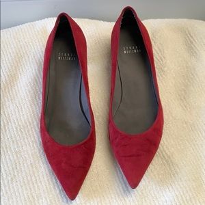 Women’s red Suede Stuart Weitzman size 8